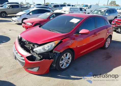 2014 Hyundai Elantra Gt z USA, uszkodzony, nr VIN KMHD35LHXEU231393